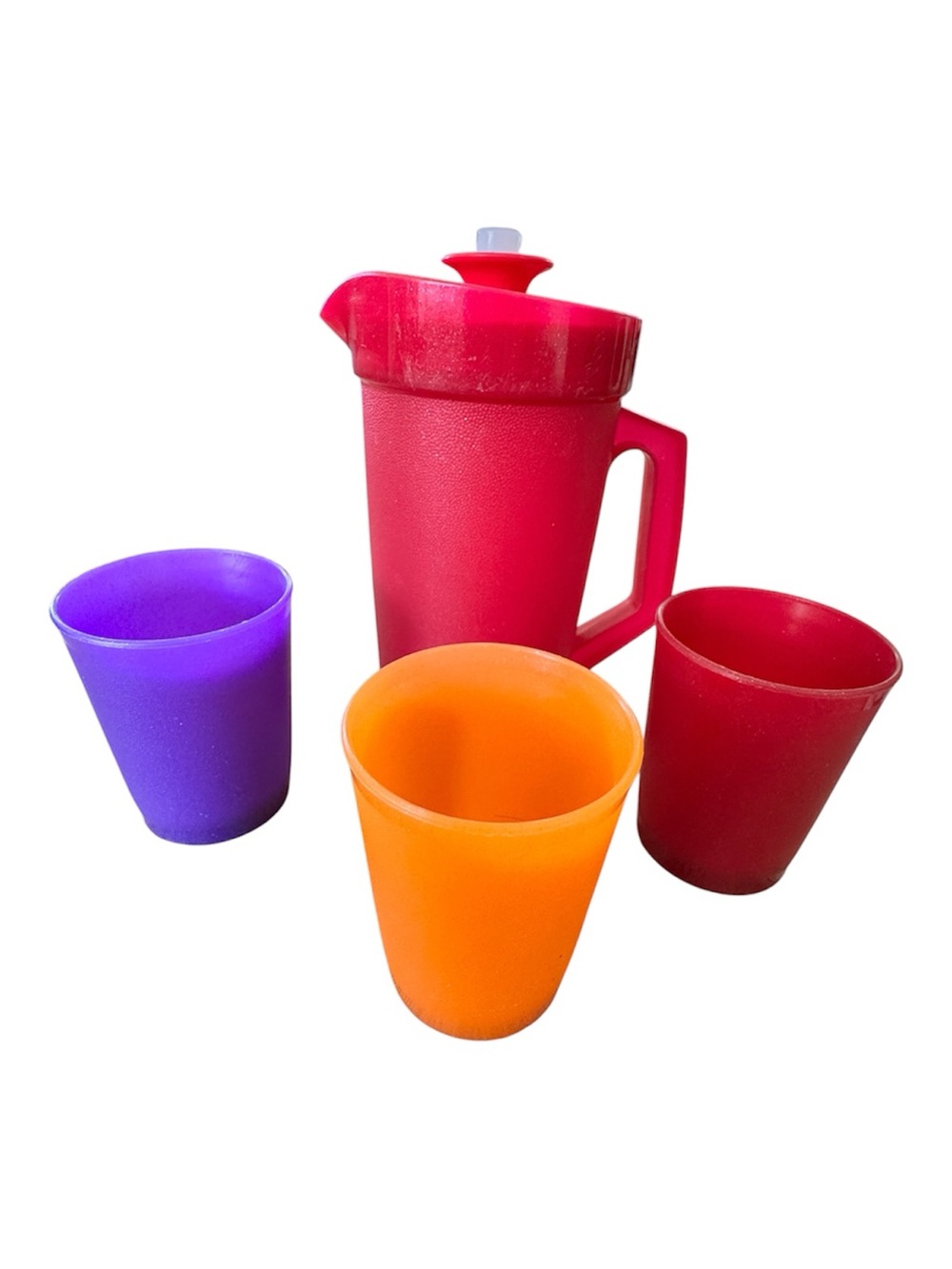 Tupperware Kids Mini Pitcher And 3 Mini Tumbler Cups